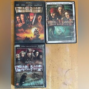 Disney Pirates of the Caribbean DVD Collection GUC